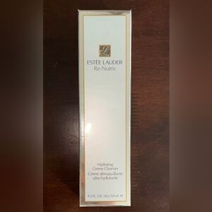 BRAND NEW! Estee Lauder Re-Nutriv Hydrating Creme Cleanser -White & Gold Accents
